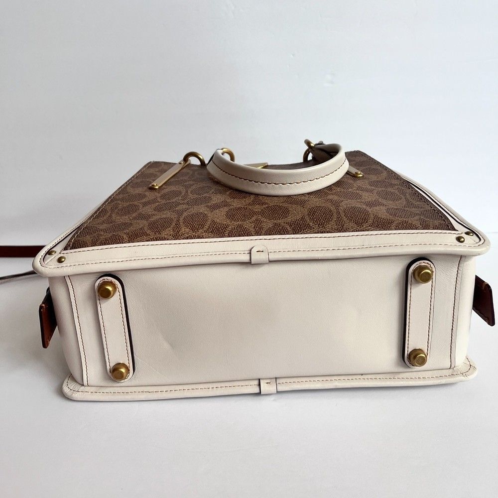 Coach Dreamer Chalk Signature Crossbody Tote Bag … - image 8